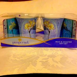 Pimpernel Mug & Coaster Gift set